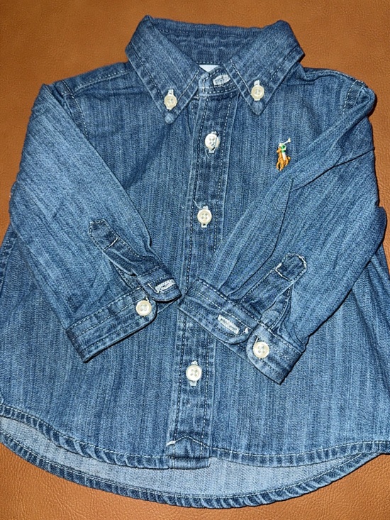 Ralph Lauren Other - Like New Polo Ralph Lauren Denim Button Down Polo Shirt 3M